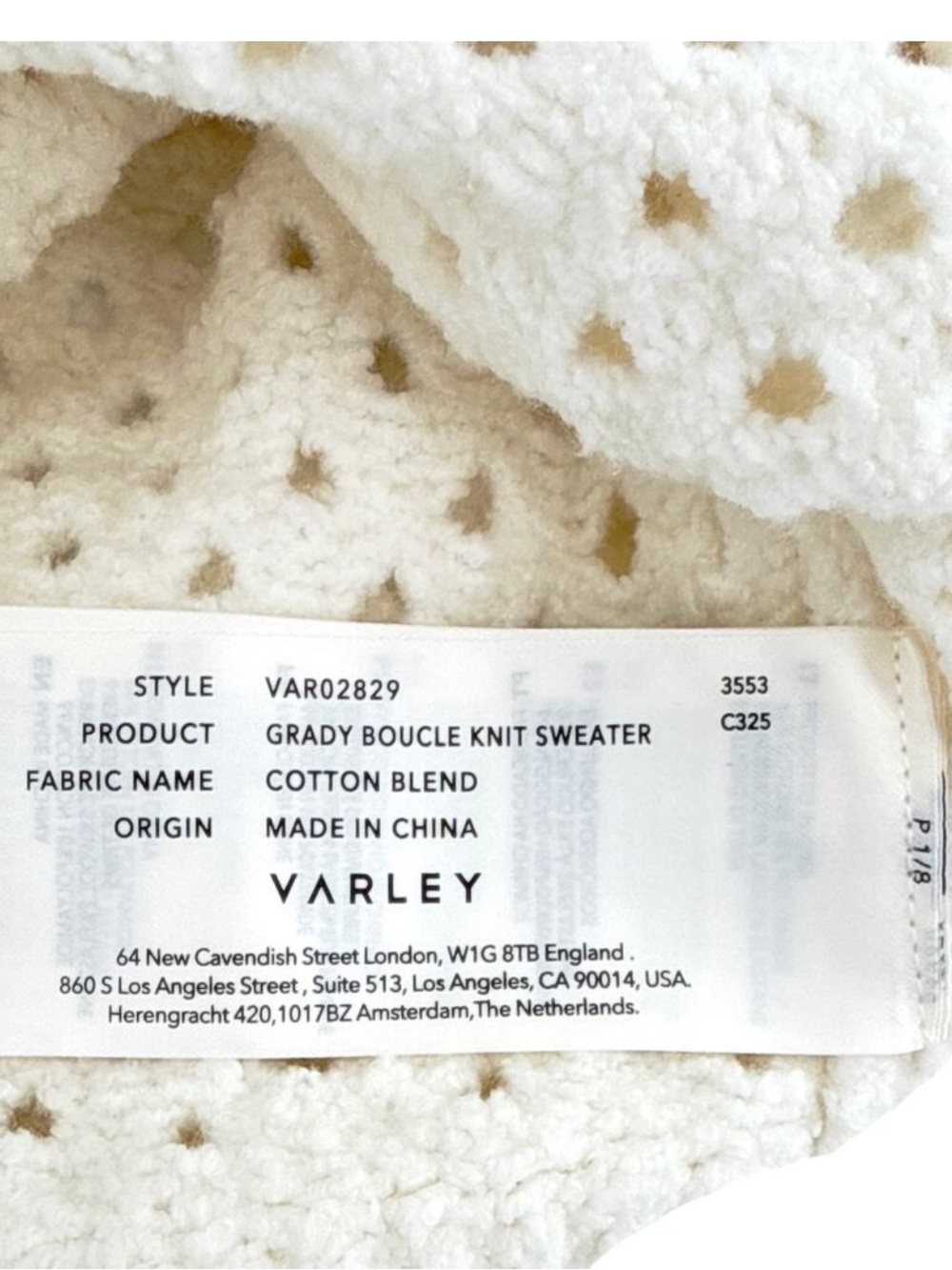 Varley Grady Bouclé Knit Sweater - Picture 11 of 11